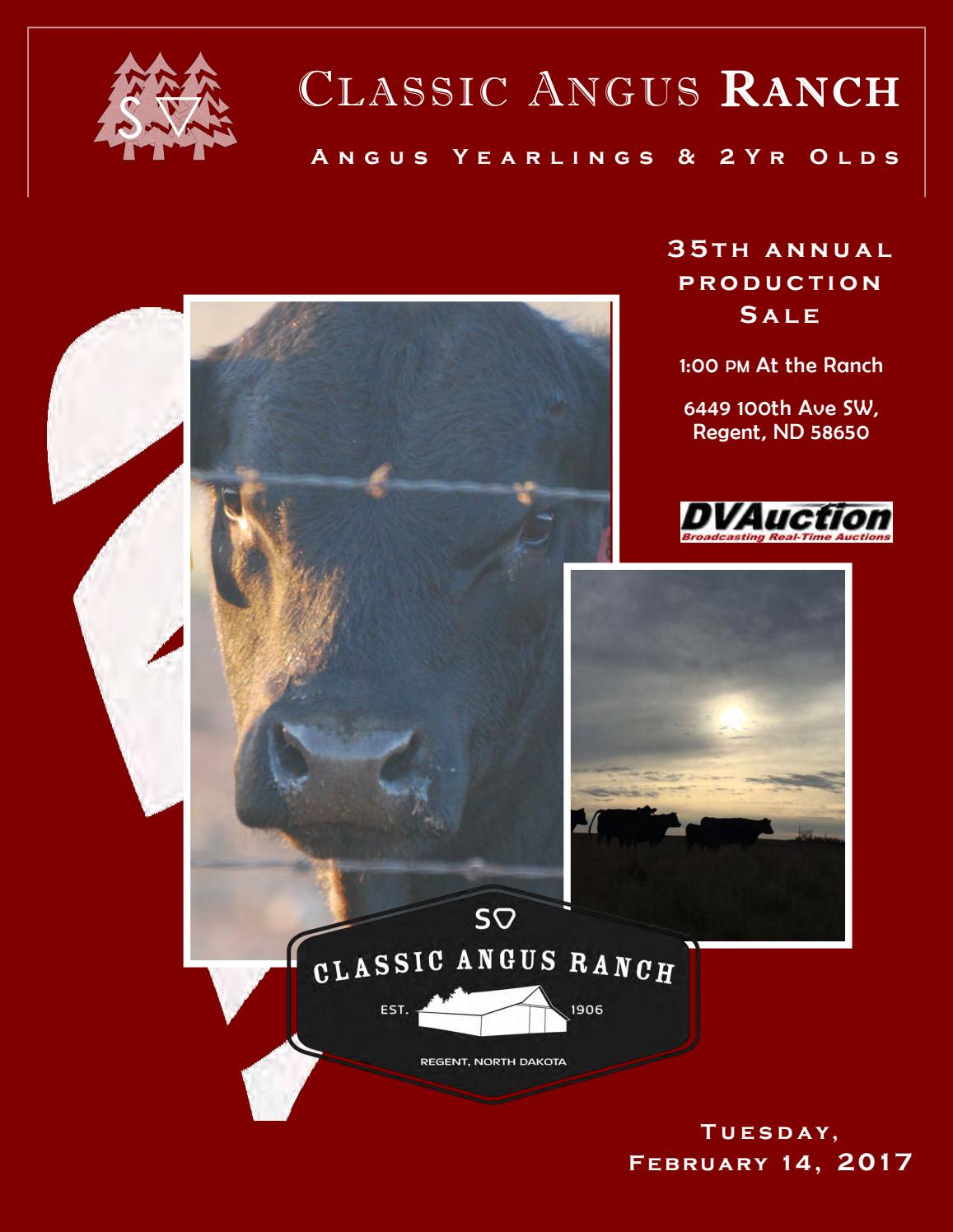Classic Angus Ranch 2017 Production Sale by LivestockDirect Issuu