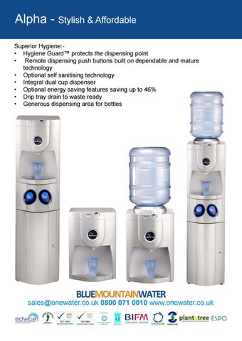 Blue Mountain Water 2016 - Water Coolers, Dispensers × Boilers 第 21 页