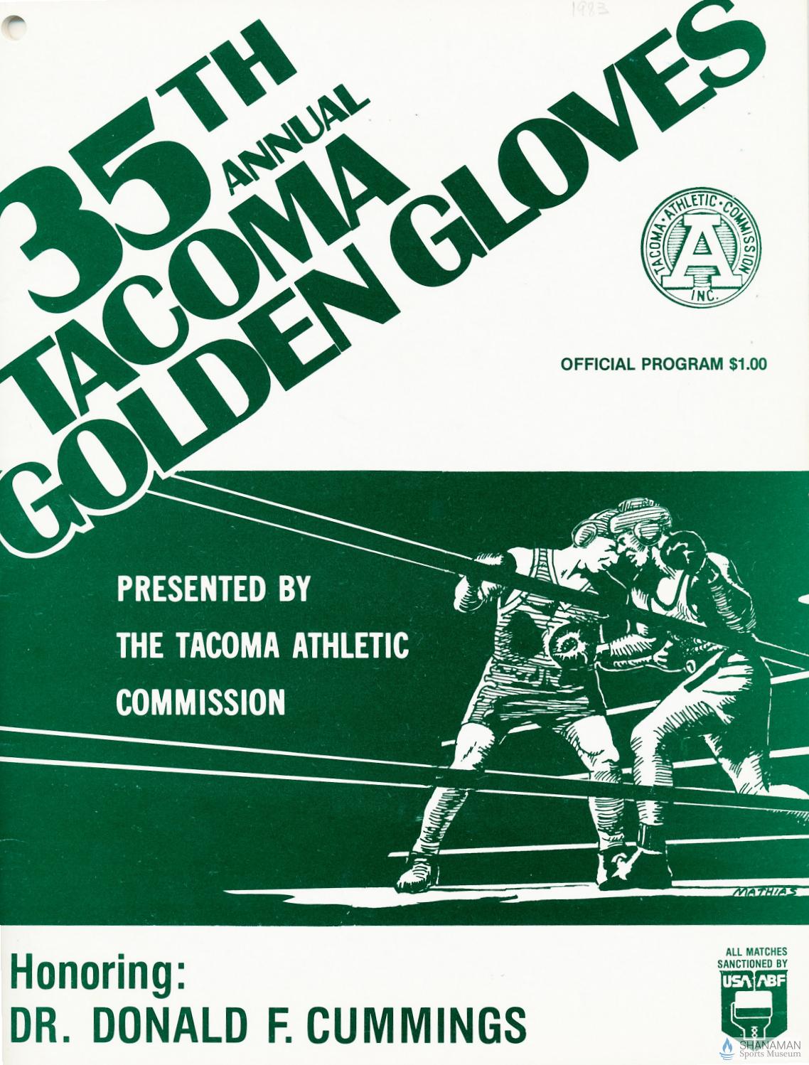 1983 35th Annual Athletic Commission Golden Gloves Amateur