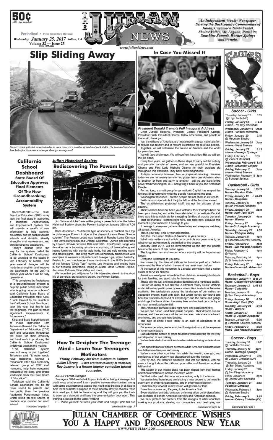 Juliannews 32 25 by Julian News - Issuu