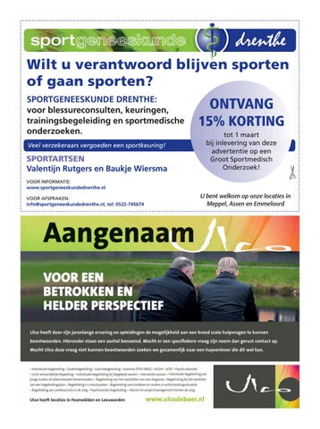 sportmedische keuring friesland