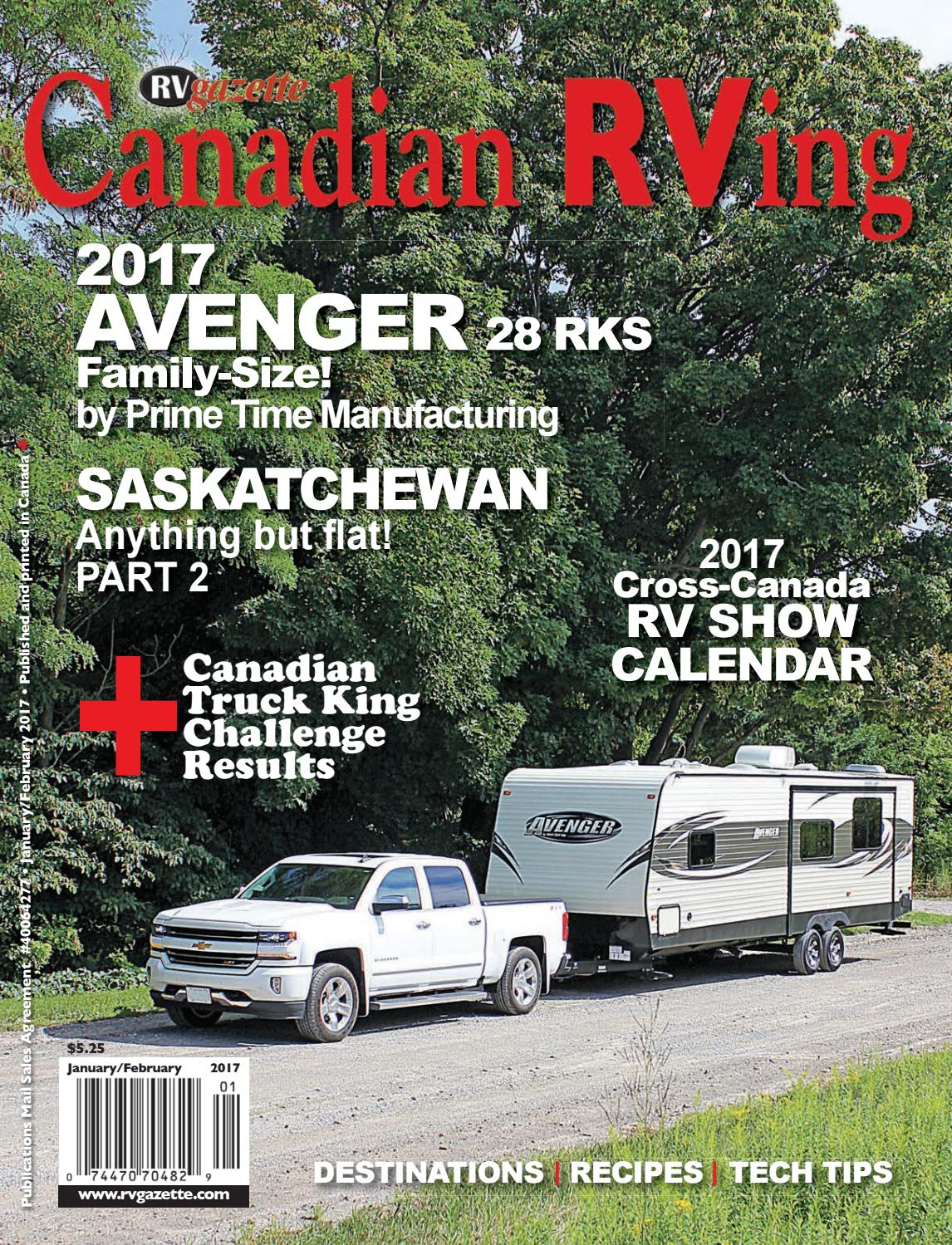 Canadian RVing Jan/Feb 2017 by Dovetail Communications - Issuu