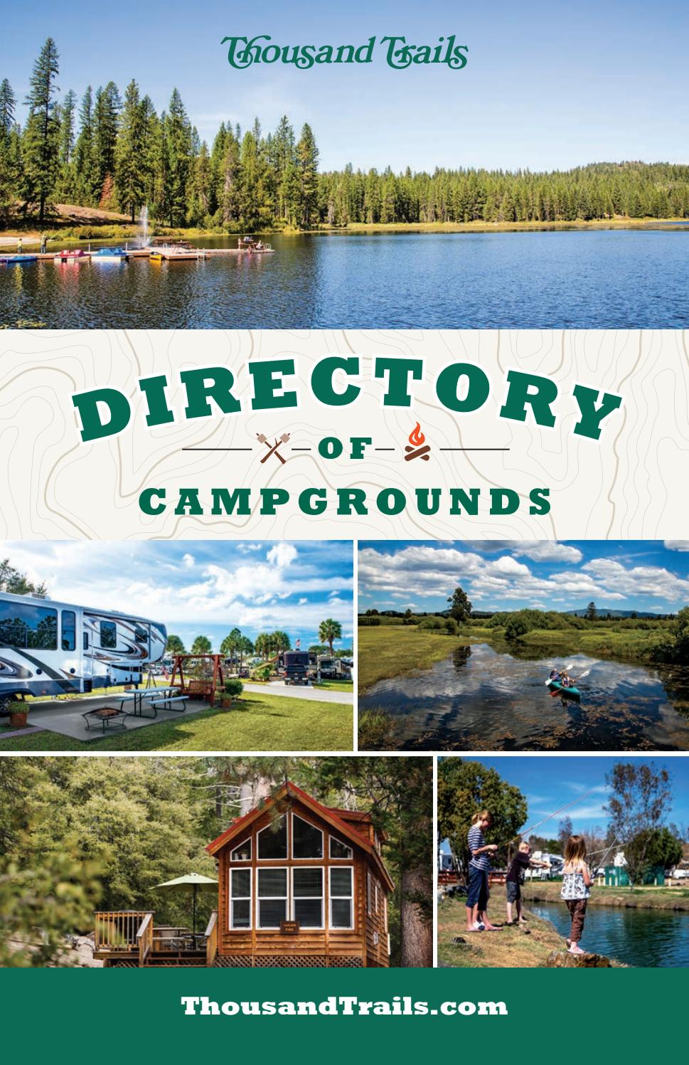 Thousand Trails Directory by TrailBlazer Magazine - Issuu Thousand Trails Directory by TrailBlazer Magazine - Issuu