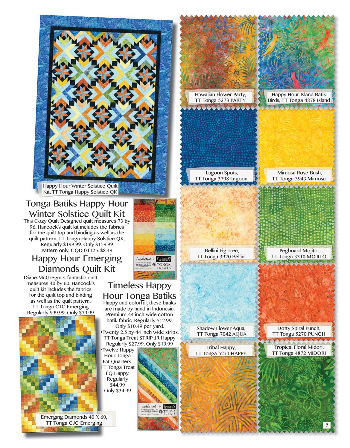 Hancock's of Paducah Volume 70 Batik Fabrics & Quilts by Hancocks of