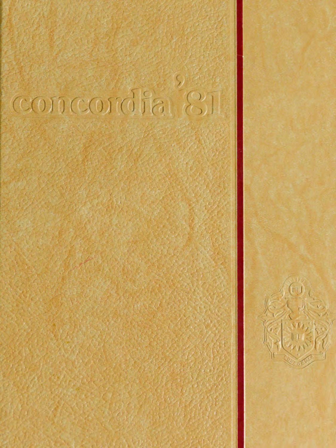 Concordia University Yearbook, 1981 by Concordia University Advancement