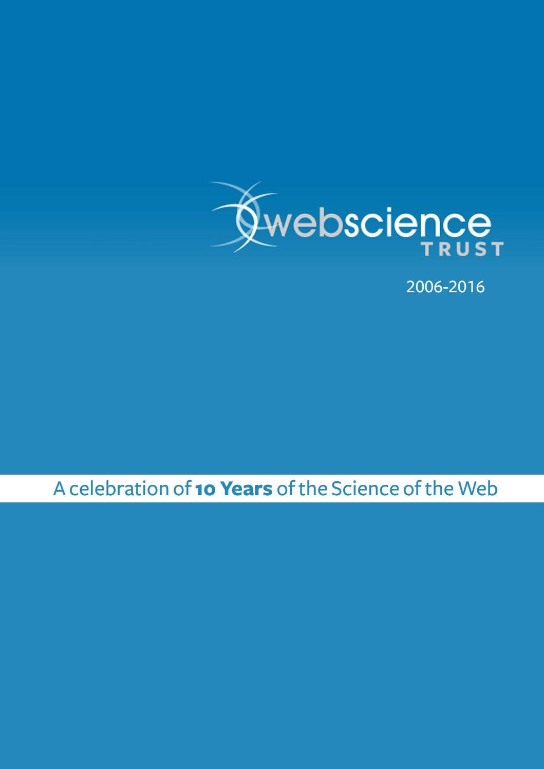 10 Years of Web Science by Web Science Trust - Issuu
