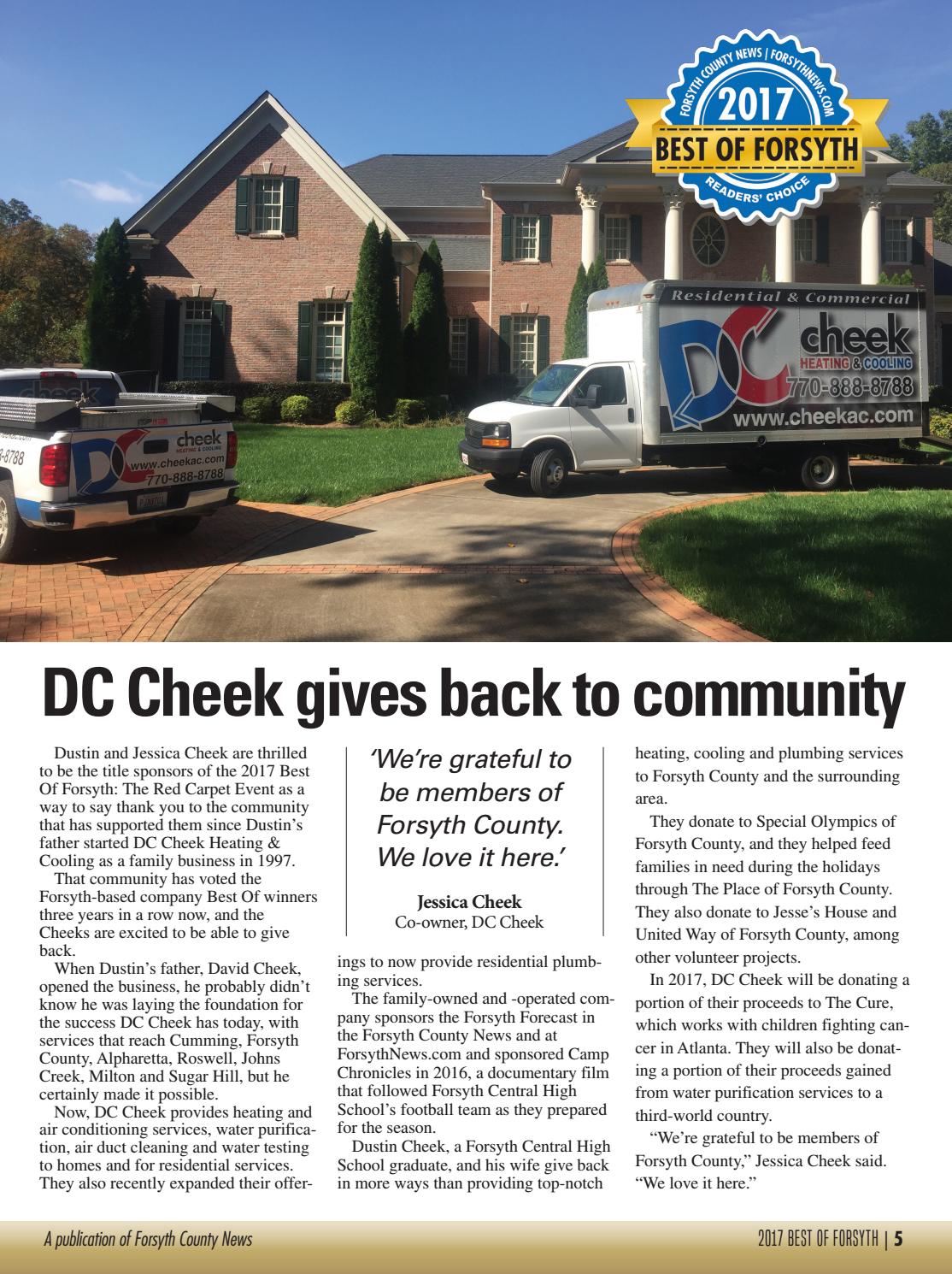 2017 Best Of Forsyth by Forsyth County News Issuu