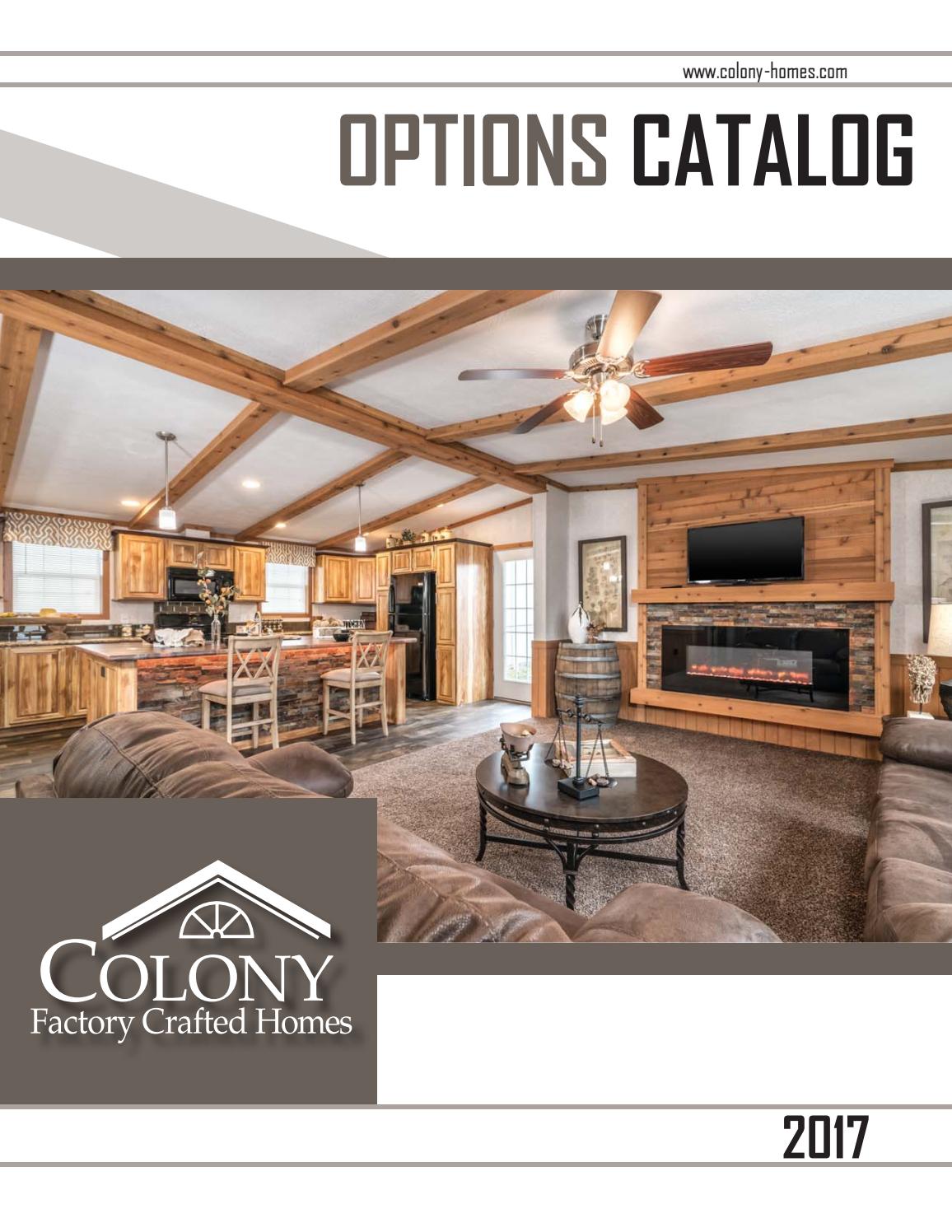 Colony Homes Options Catalog 2017 by Commodore Homes, LLC Issuu