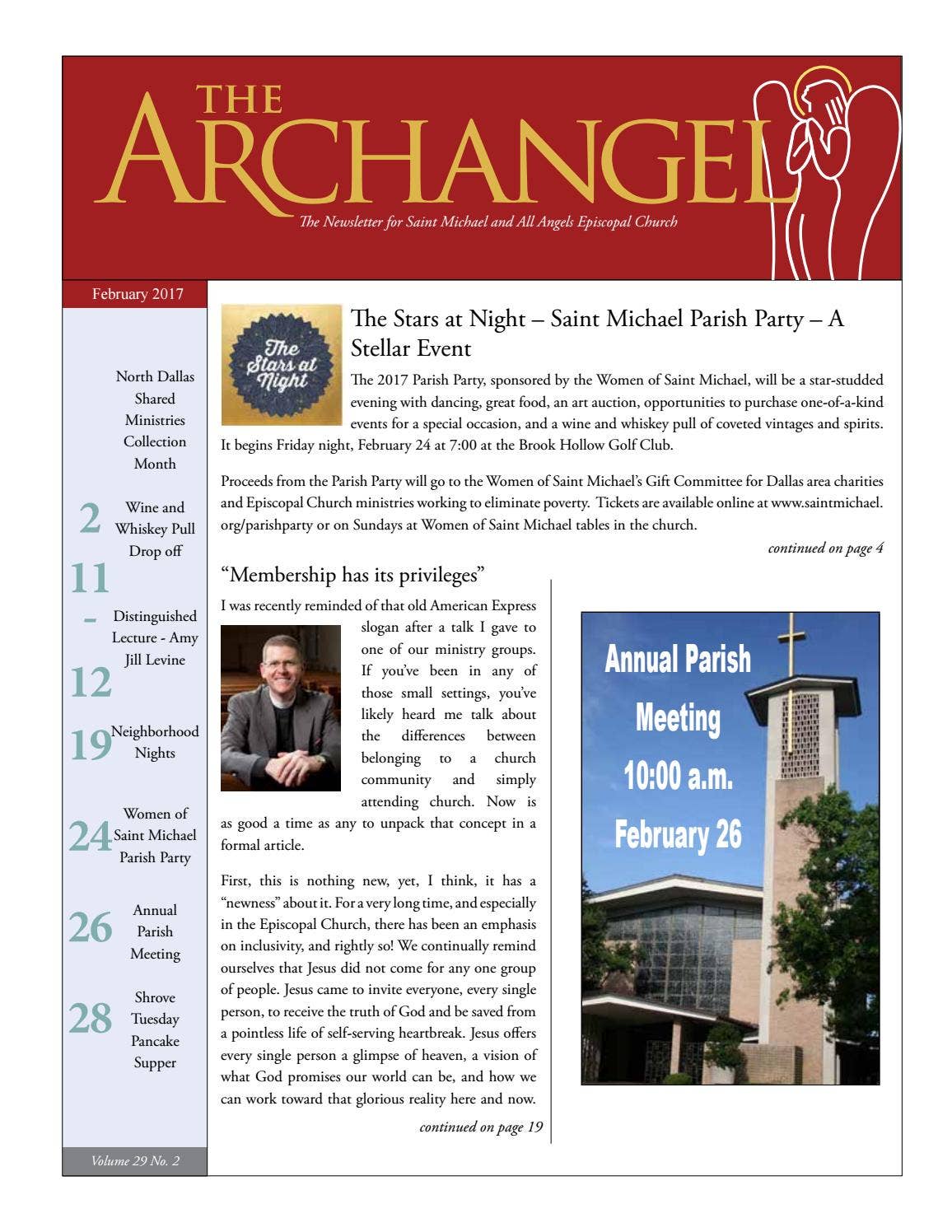 The Archangel February 2017 by Saint Michael and All Angels Episcopal ...