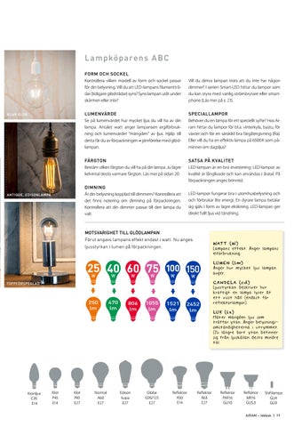 Airam - Lighting 灯饰目录 · Airam Idébok 2017 第 19 页