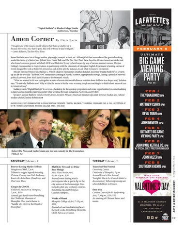 memphis flyer 2 2 17 by contemporary media issuu james baldwin the amen corner flyers