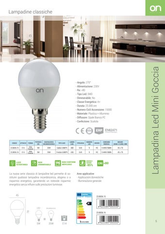 Kon.El.Co. S.p.a. 灯饰目录 · Catalogo LED 2017 - Lampadine Classiche 第 5 页