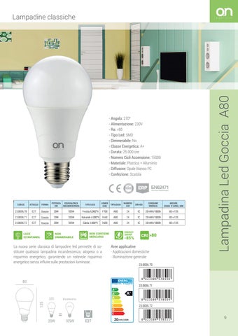 Kon.El.Co. S.p.a. 灯饰目录 · Catalogo LED 2017 - Lampadine Classiche 第 9 页