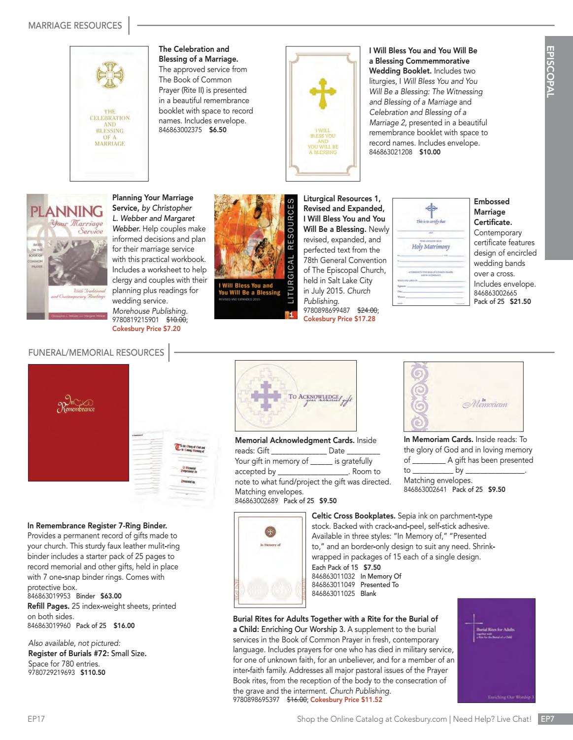 Cokesbury Essentials Catalog 2017 by United Methodist Publishing House