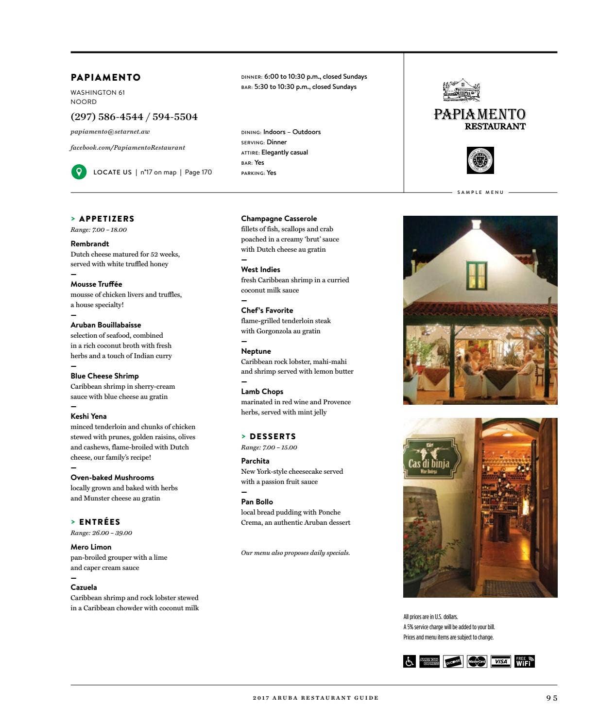 An Islander's Restaurant Shortlist - When in Aruba, image size:1233x1490