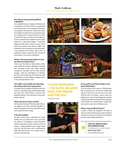 Menu International Barbados 2017 by Info Menu - Issuu