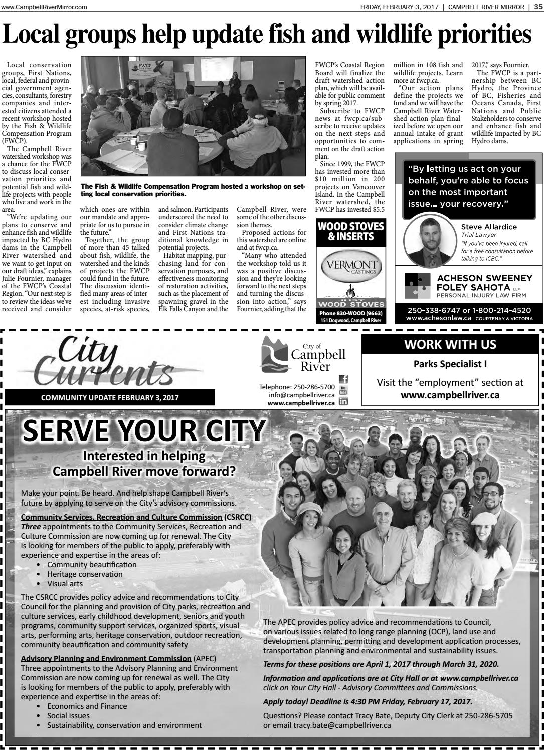Campbell River Mirror, February 03, 2017 by Black Press Media Group - Issuu