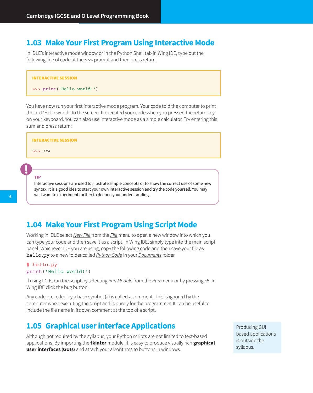Preview Cambridge IGCSE Computer Science Programming Book for Python by ...