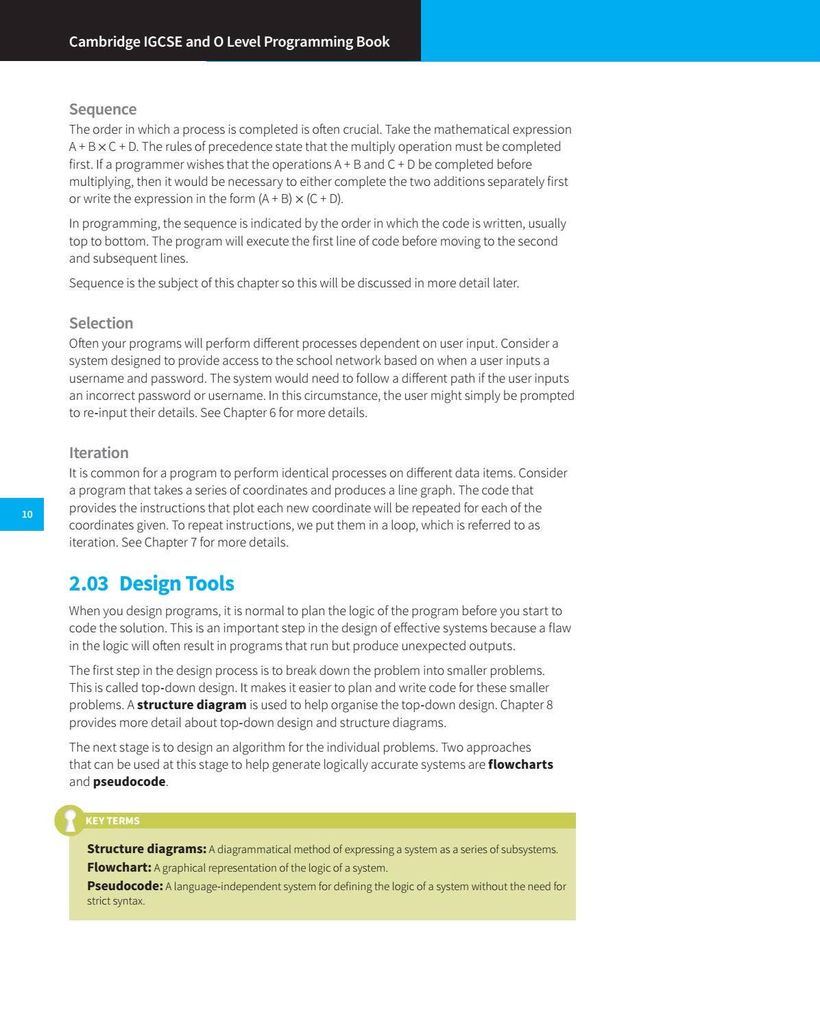 Preview Cambridge IGCSE Computer Science Programming Book for Python by ...