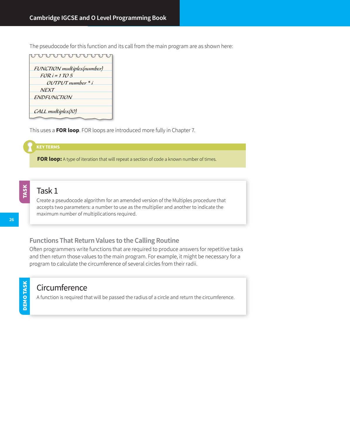 Preview Cambridge IGCSE Computer Science Programming Book for Python by ...