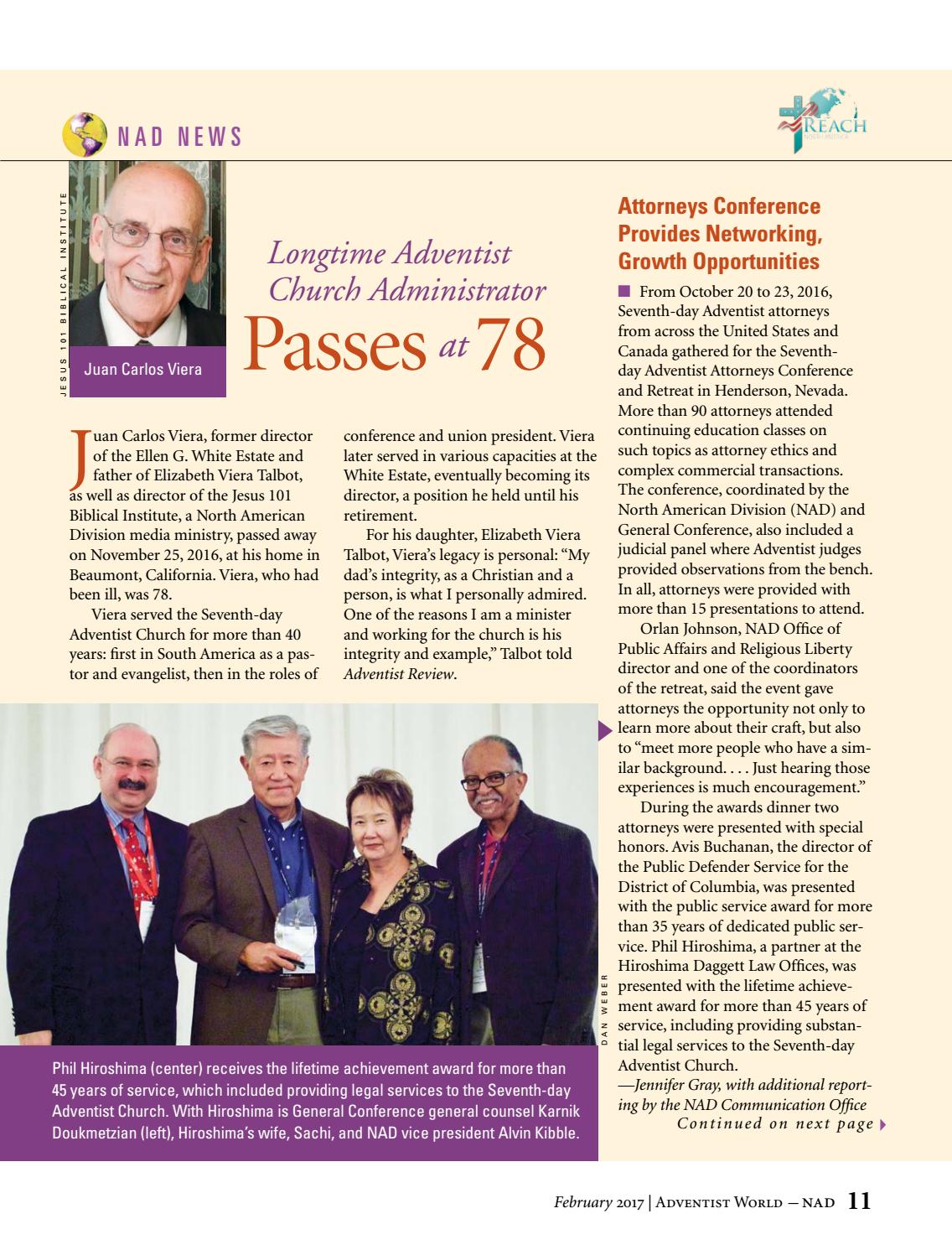 Aw Nad English February 2017 By Adventist World Magazine Issuu issuu
