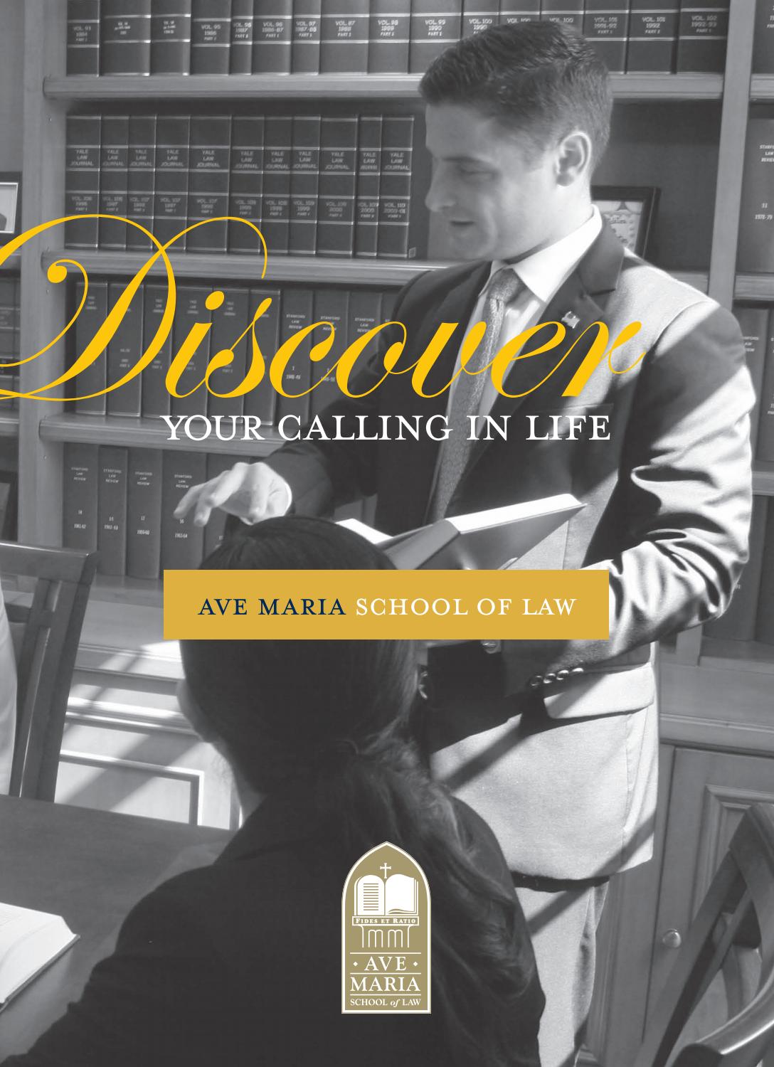 Ave Maria School Of Law Viewbook by Ave Maria Law Issuu