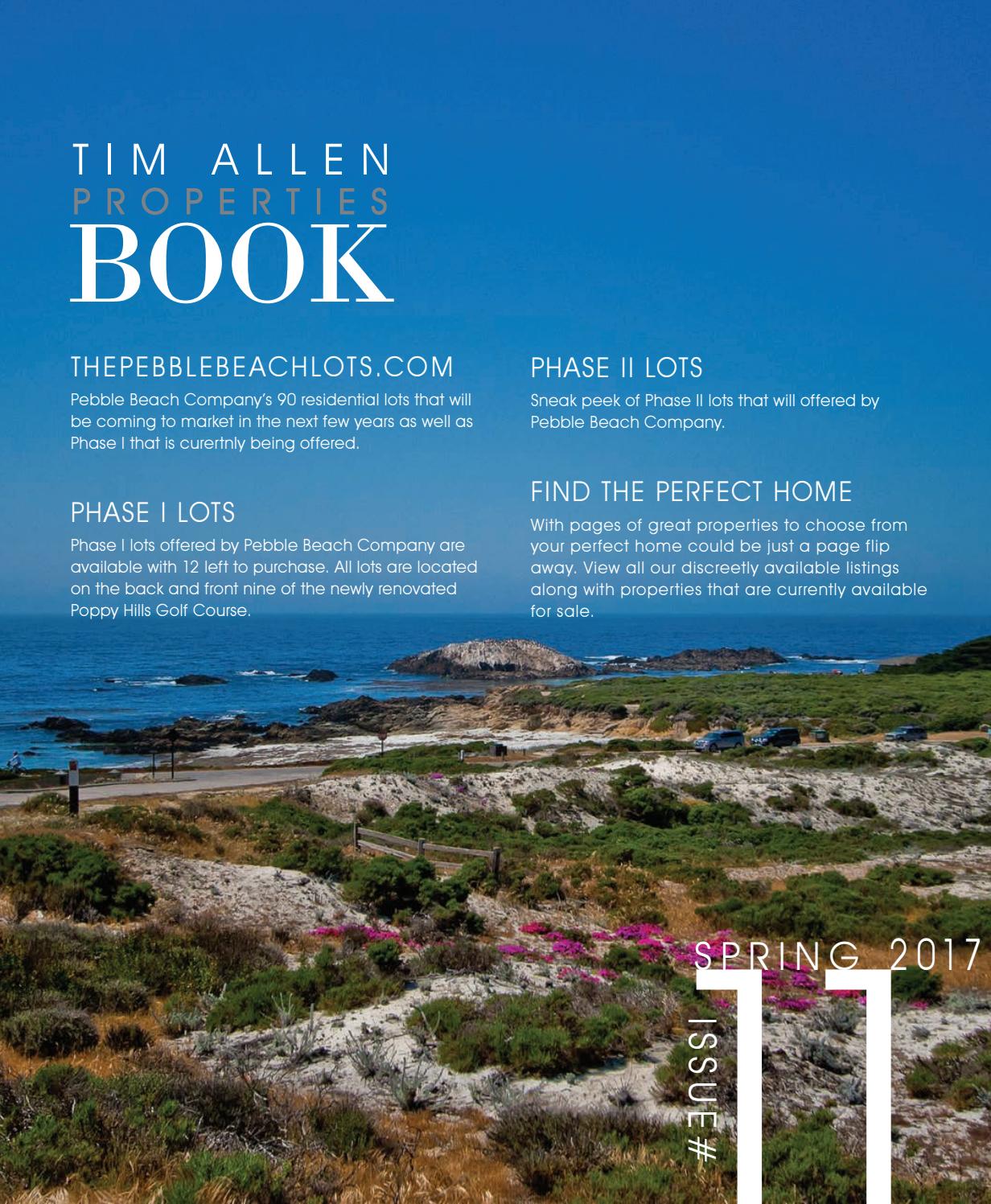 Pebble Beach Spring 2017 by Tim Allen Properties Issuu