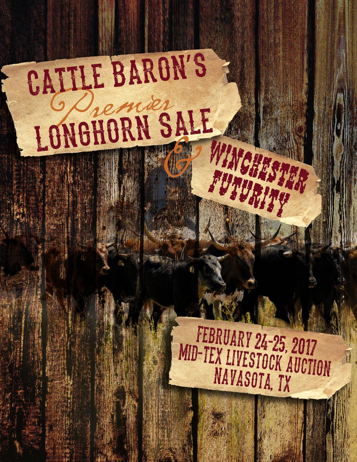 Cattle Baron's Premier Longhorn Sale & Winchester Futurity by Texas