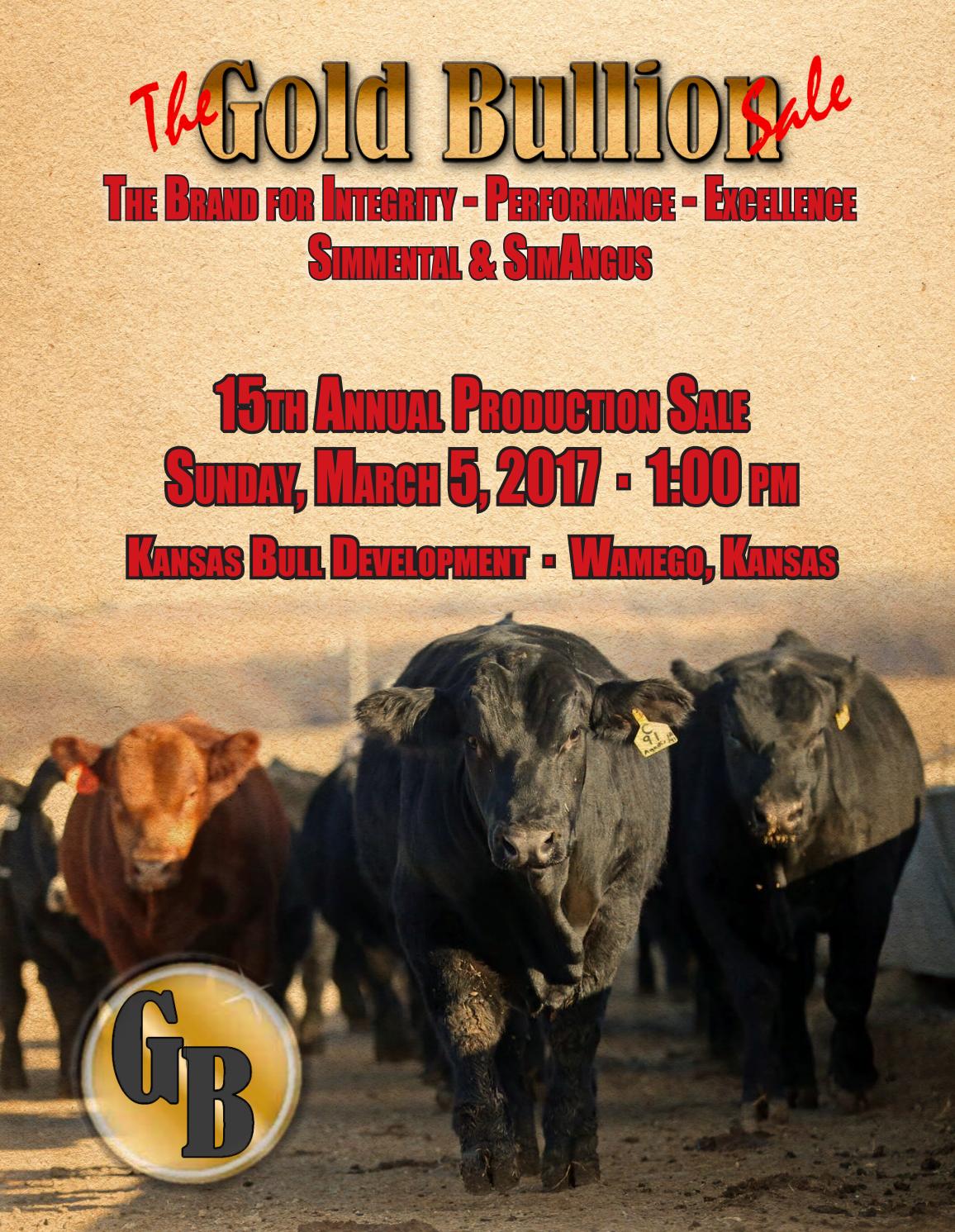 The Gold Bullion Group 2017 Bull Sale by LivestockDirect Issuu