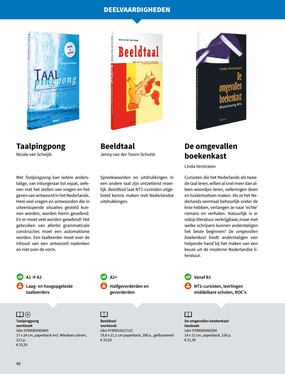 Boom NT2 catalogus 2017 digitaal by Boom uitgevers Amsterdam - issuu Boom NT2 catalogus 2017 digitaal by Boom uitgevers Amsterdam - issuu