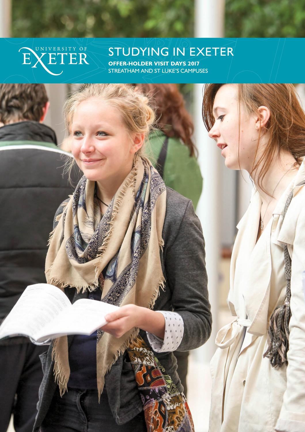 University of Exeter OfferHolder Visit Day 2017 by University of