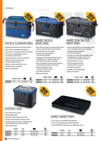 Shimano hard eva tackle boat bag Clearance