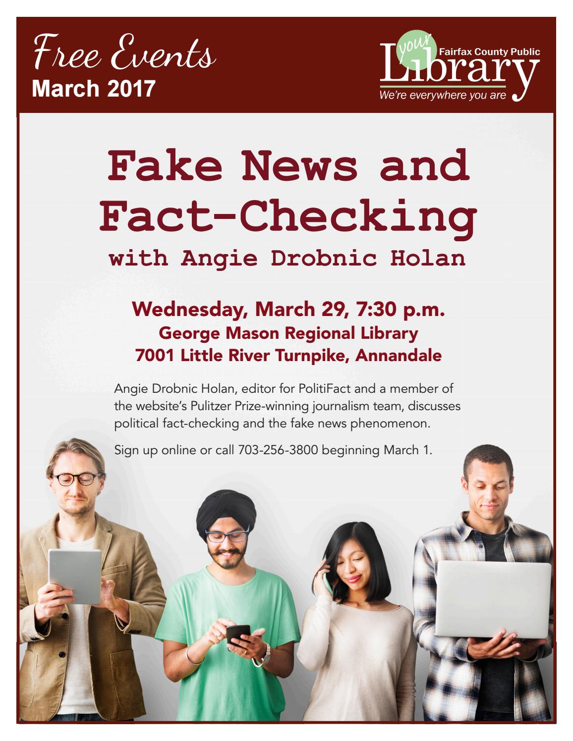 March 2017 Free Events Calendar by Fairfax County Public Library Issuu