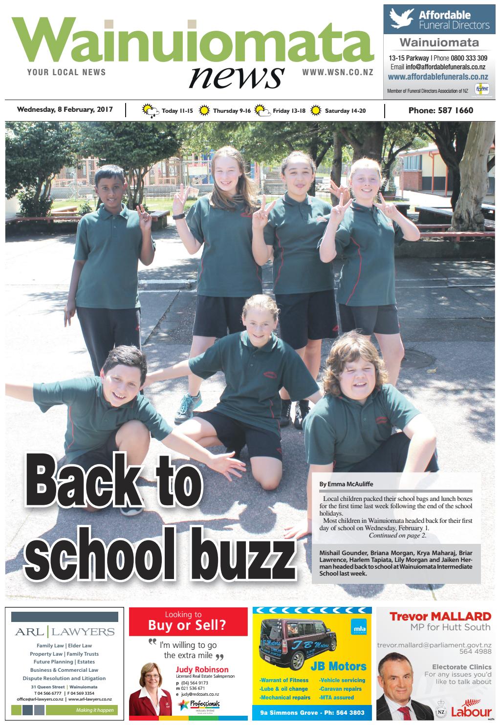 Wainuiomata News 080217 by Local Newspapers Issuu