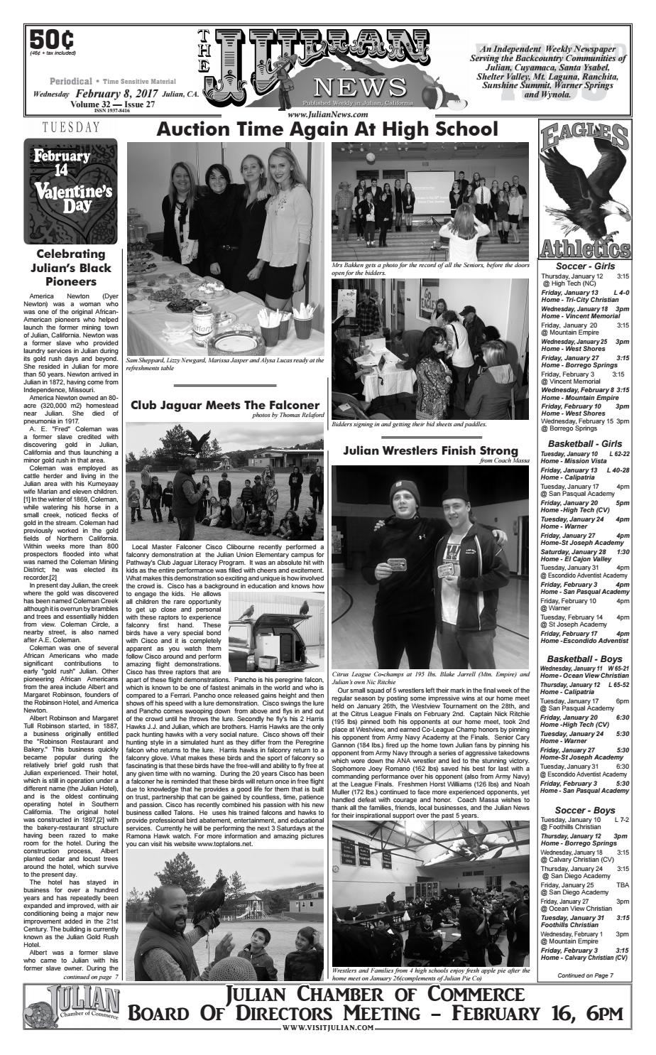 Juliannews 32 27 by Julian News Issuu