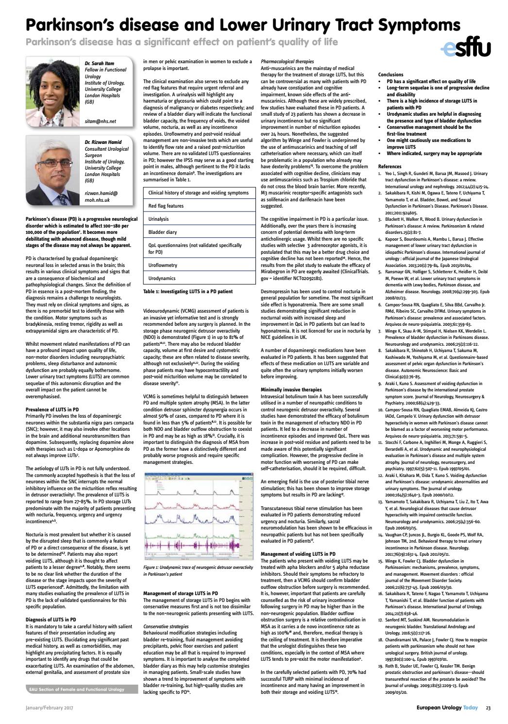 Studies Highlight Lasting Effects Of >> European Urology Today January February 2017 By European Association Studies Highlight Lasting Effects Of >> European Urology Today January February 2017 By European Association