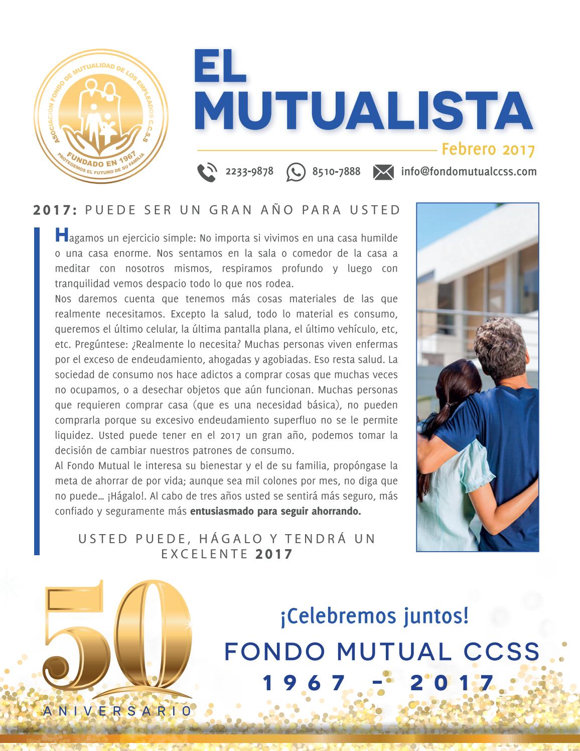 El Mutualista Vo. 4 by Fondo Mutual CCSS Issuu