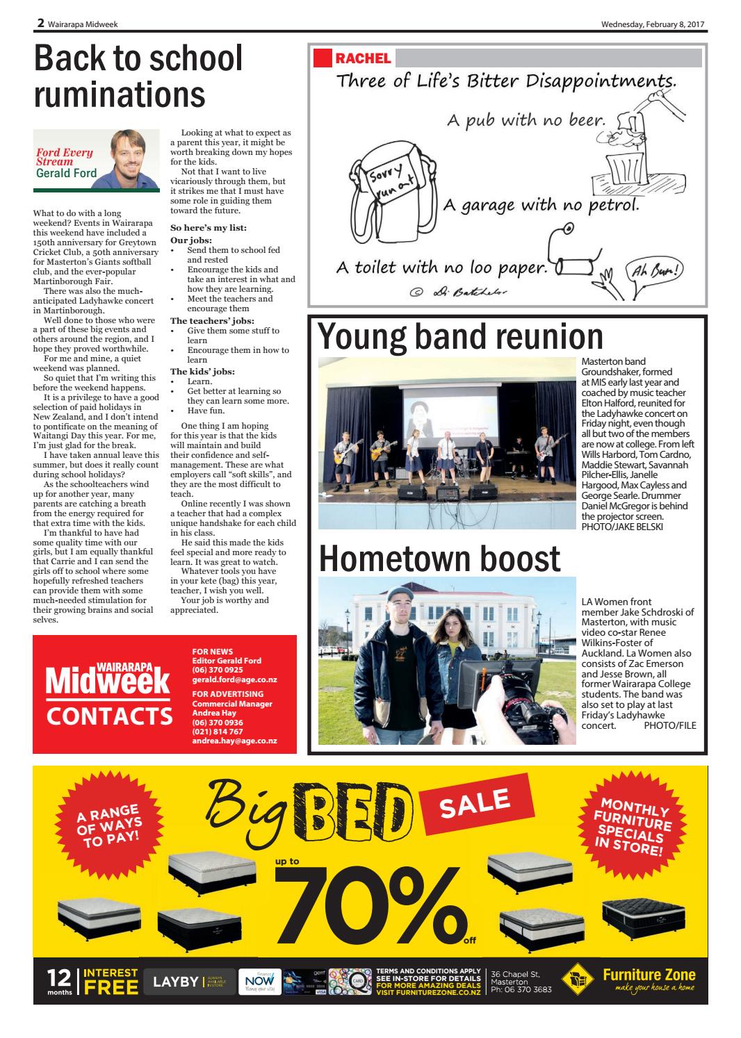 Wairarapa Midweek 8th Feb 17 by Wairarapa TimesAge Issuu