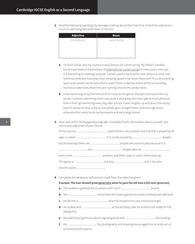 Preview Cambridge IGCSE English as a Second Language Workbook by ...