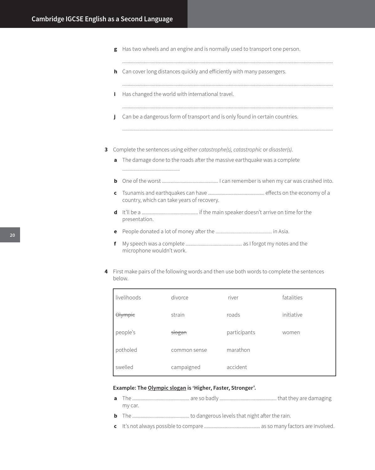 Preview Cambridge IGCSE English as a Second Language Workbook by ...