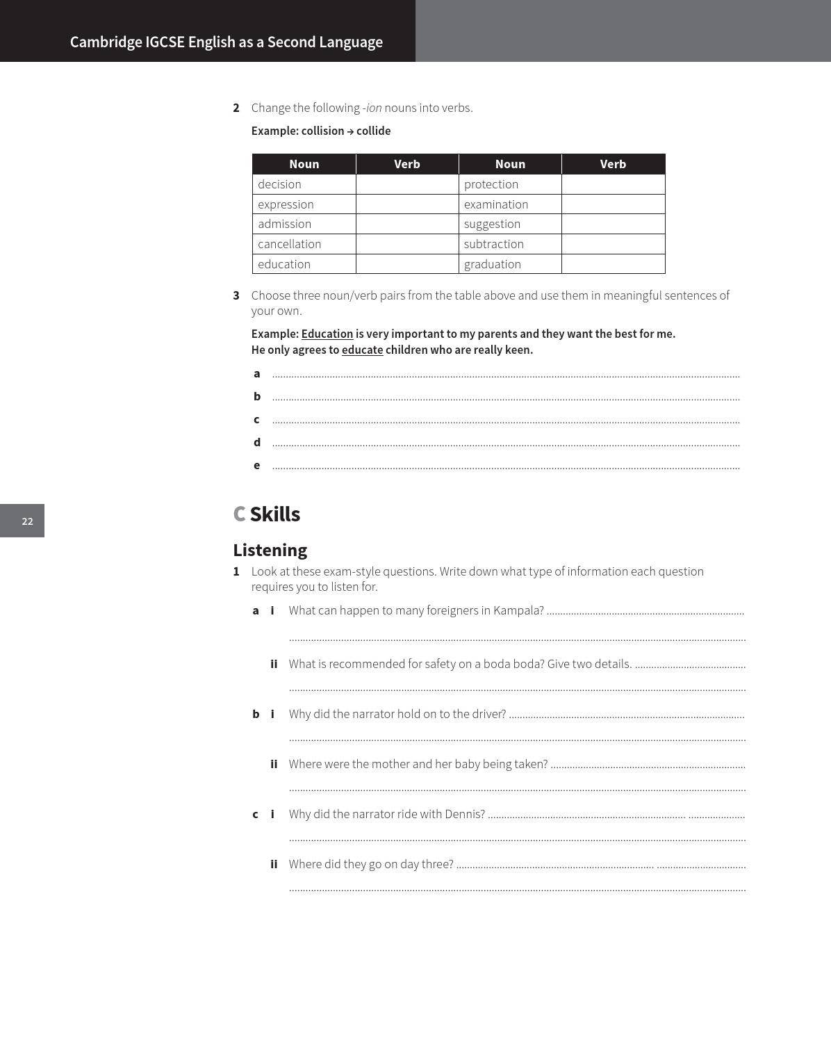 Preview Cambridge IGCSE English as a Second Language Workbook by ...