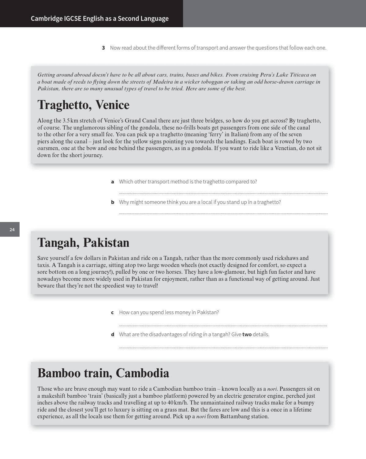 Preview Cambridge IGCSE English as a Second Language Workbook by ...