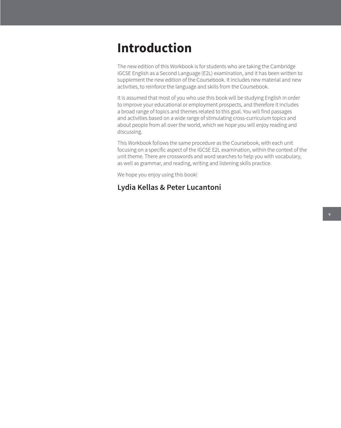 Preview Cambridge IGCSE English as a Second Language Workbook by ...