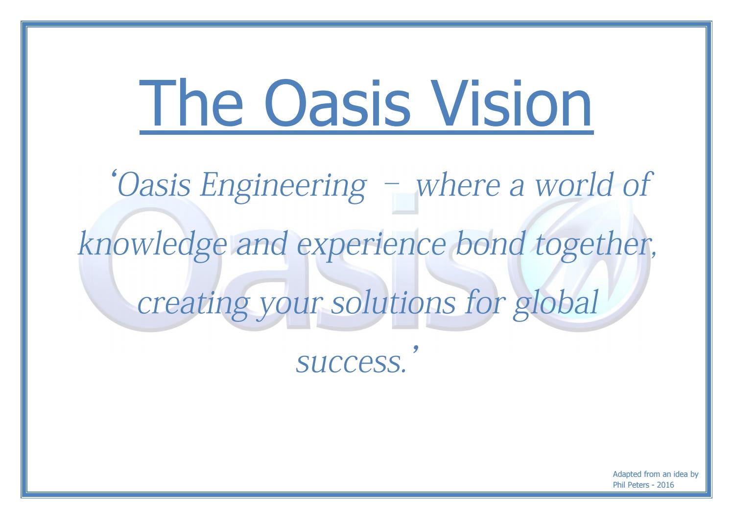 Oasis Vision Statement By Oasisngv Issuu Oasis Vision Statement By Oasisngv Issuu