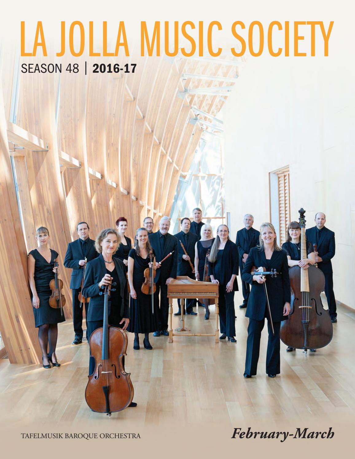 La Jolla Music Society Season 48, Program Book, Volume 3 by La Jolla