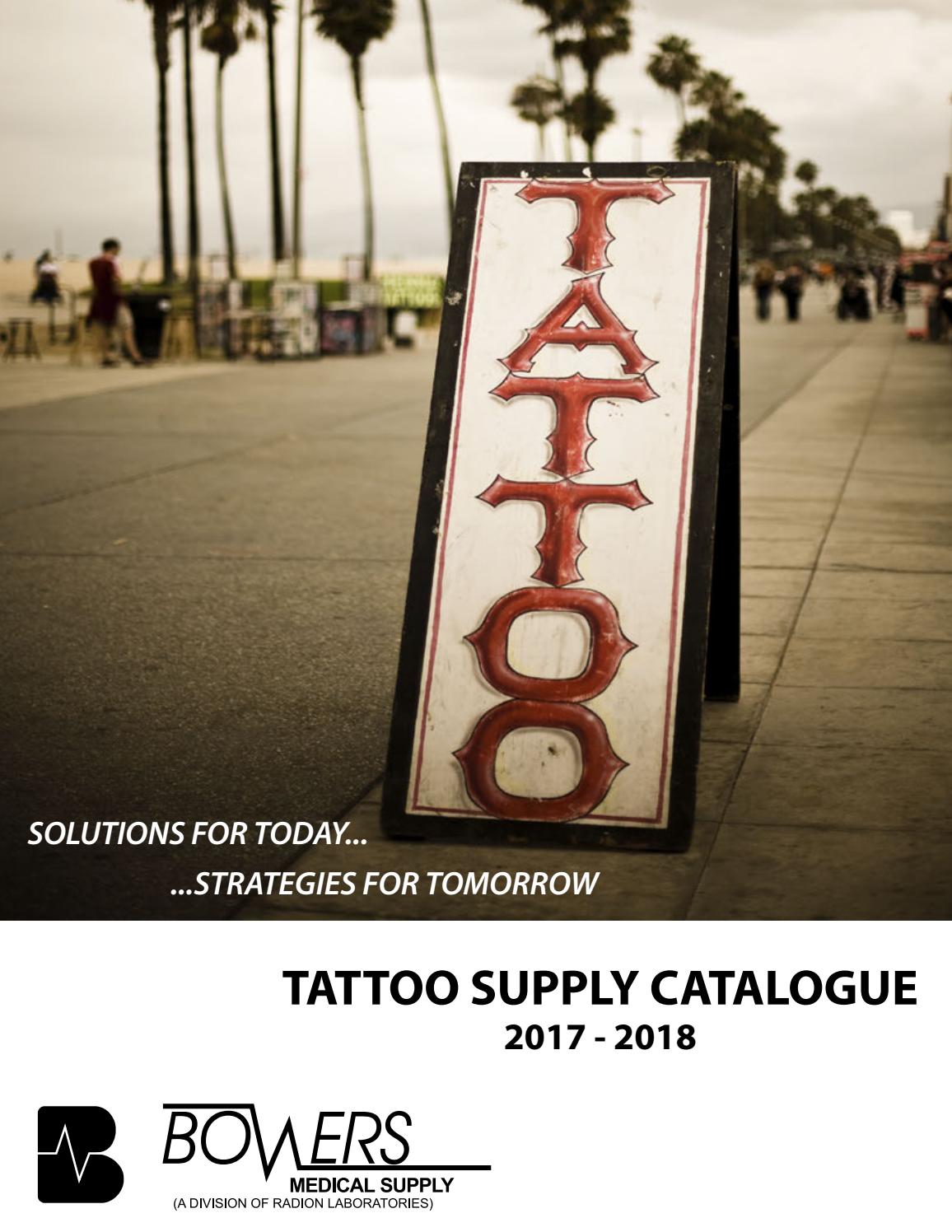 Bowers Tattoo Supply Catalogue by Bowers Medical Supply Issuu