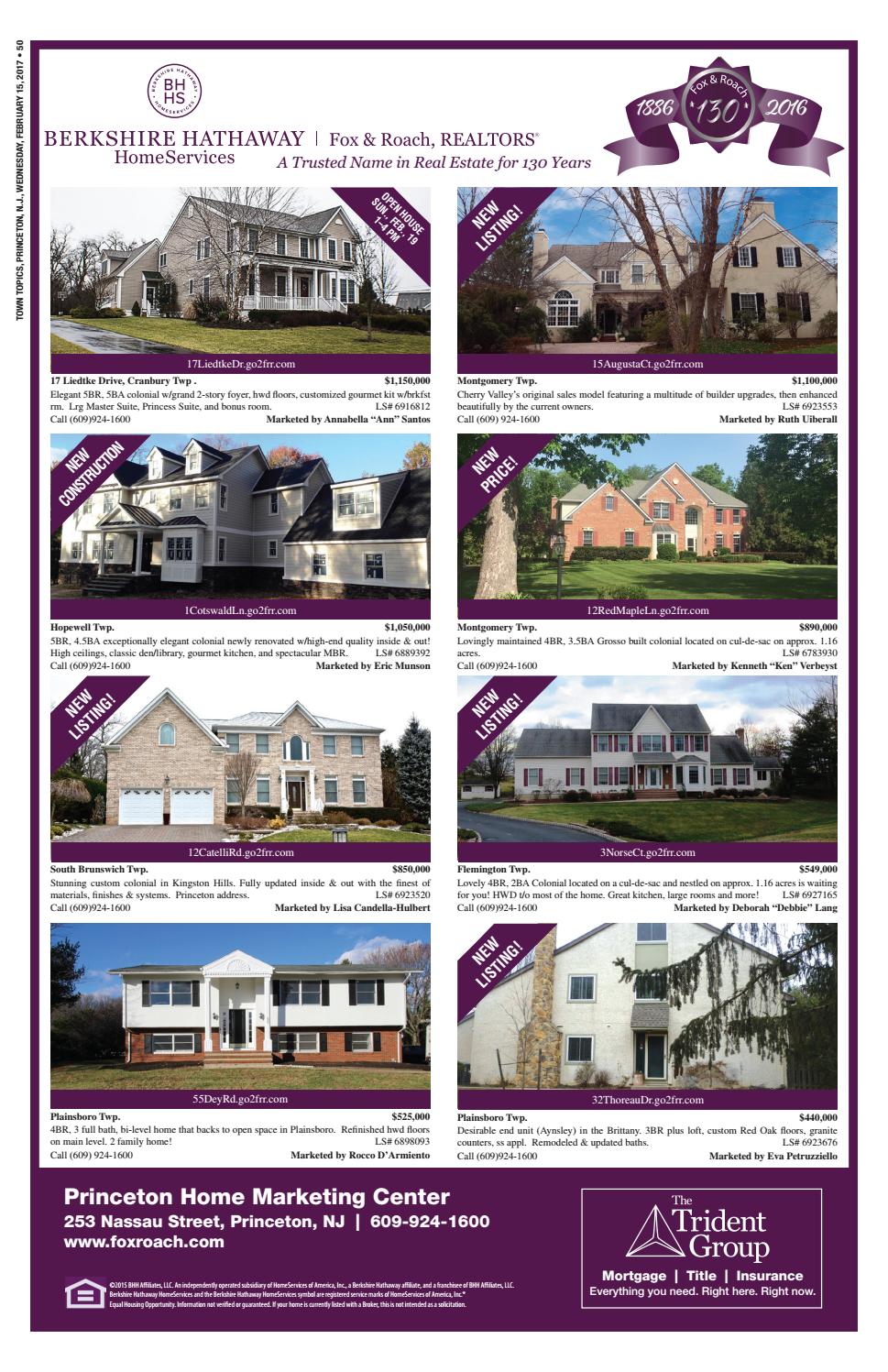 Town Topics Newspaper February 15 2017 By Witherspoon Media Group