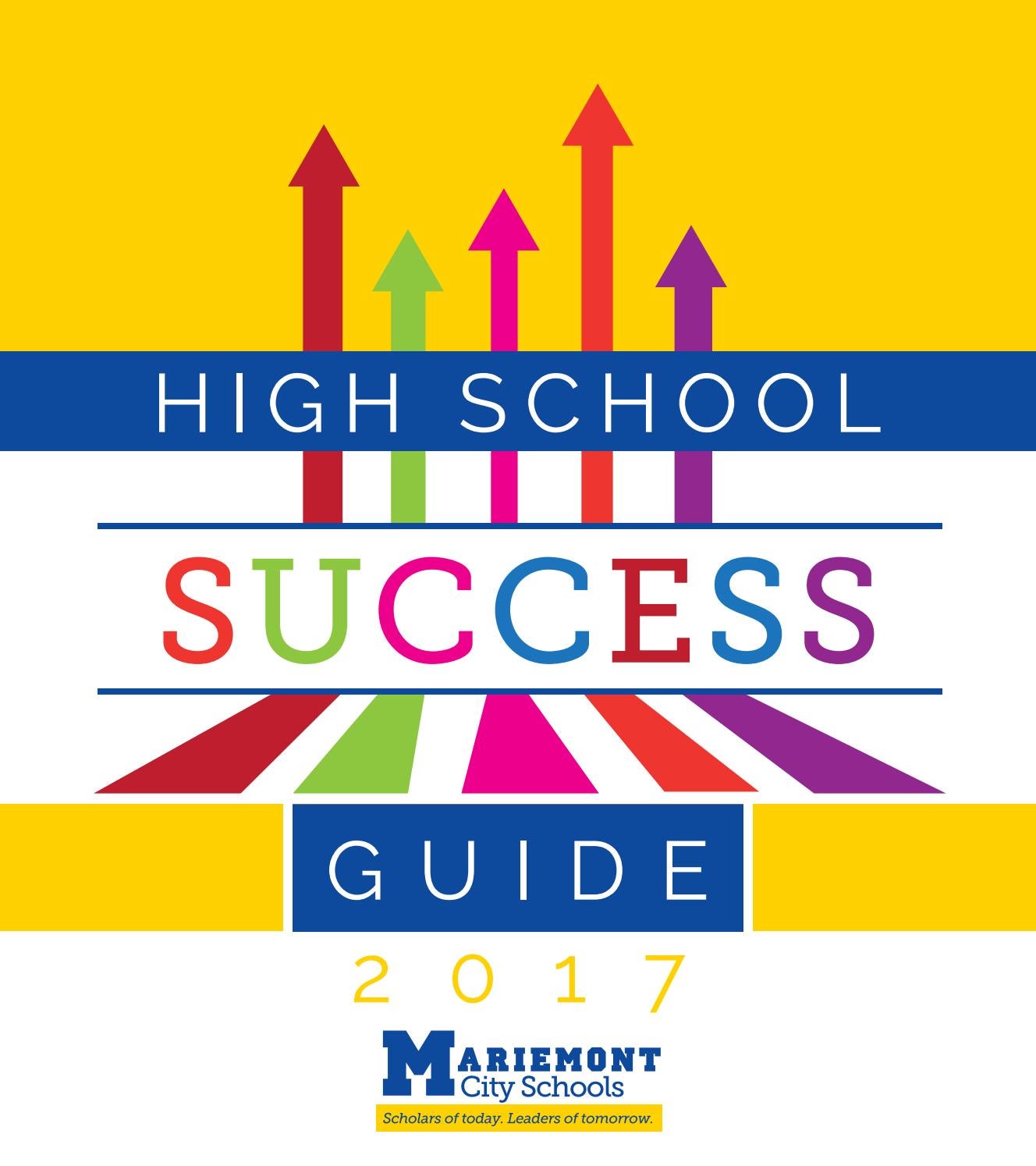 201718 MHS Success Guide by Mariemont City School District Issuu