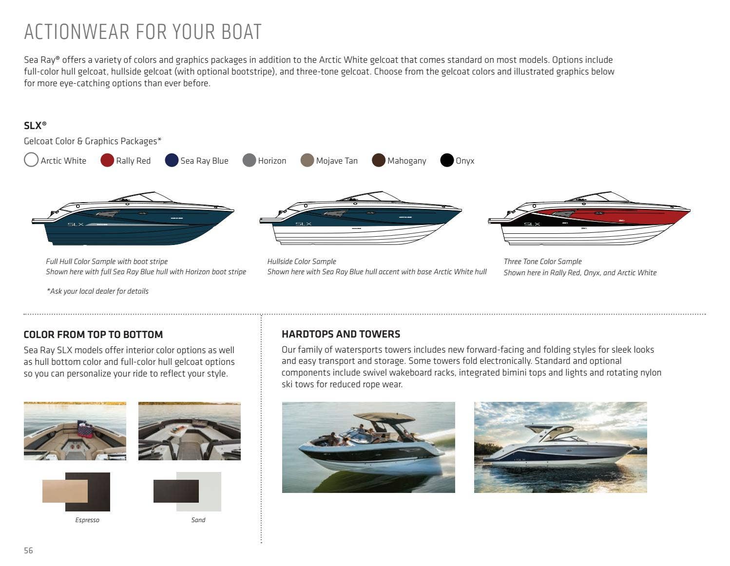 2016 Sea Ray SLX Brochure by Dino Marketing Group - Issuu