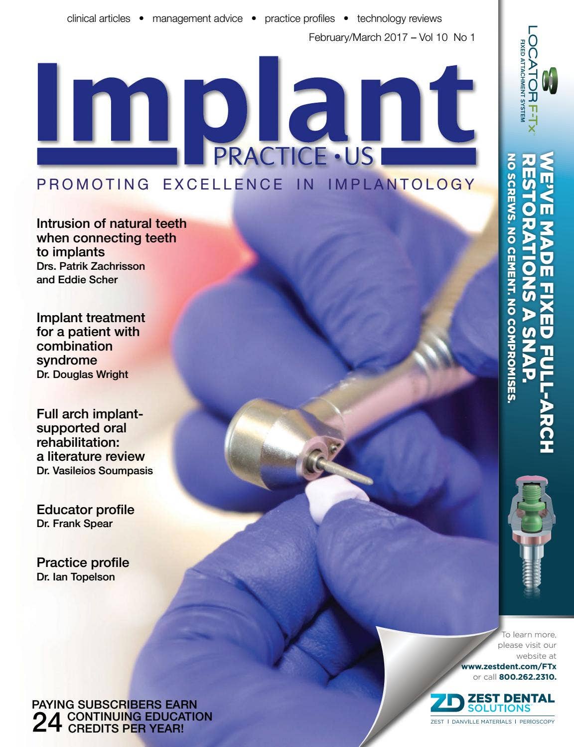 Implant Practice US Vol 10 No 1 - Feb March 2017 by MedMark, LLC - Issuu